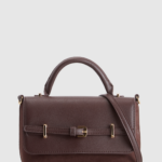 Lana Suede Top Handle Bag