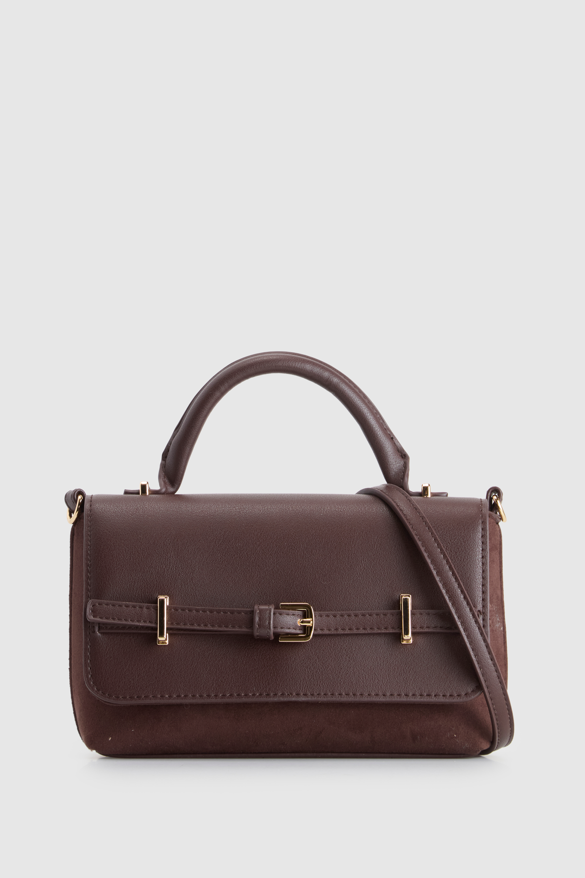 3226977_1.png Lana Suede Top Handle Bag - Image 1