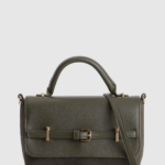 Lana Suede Top Handle Bag