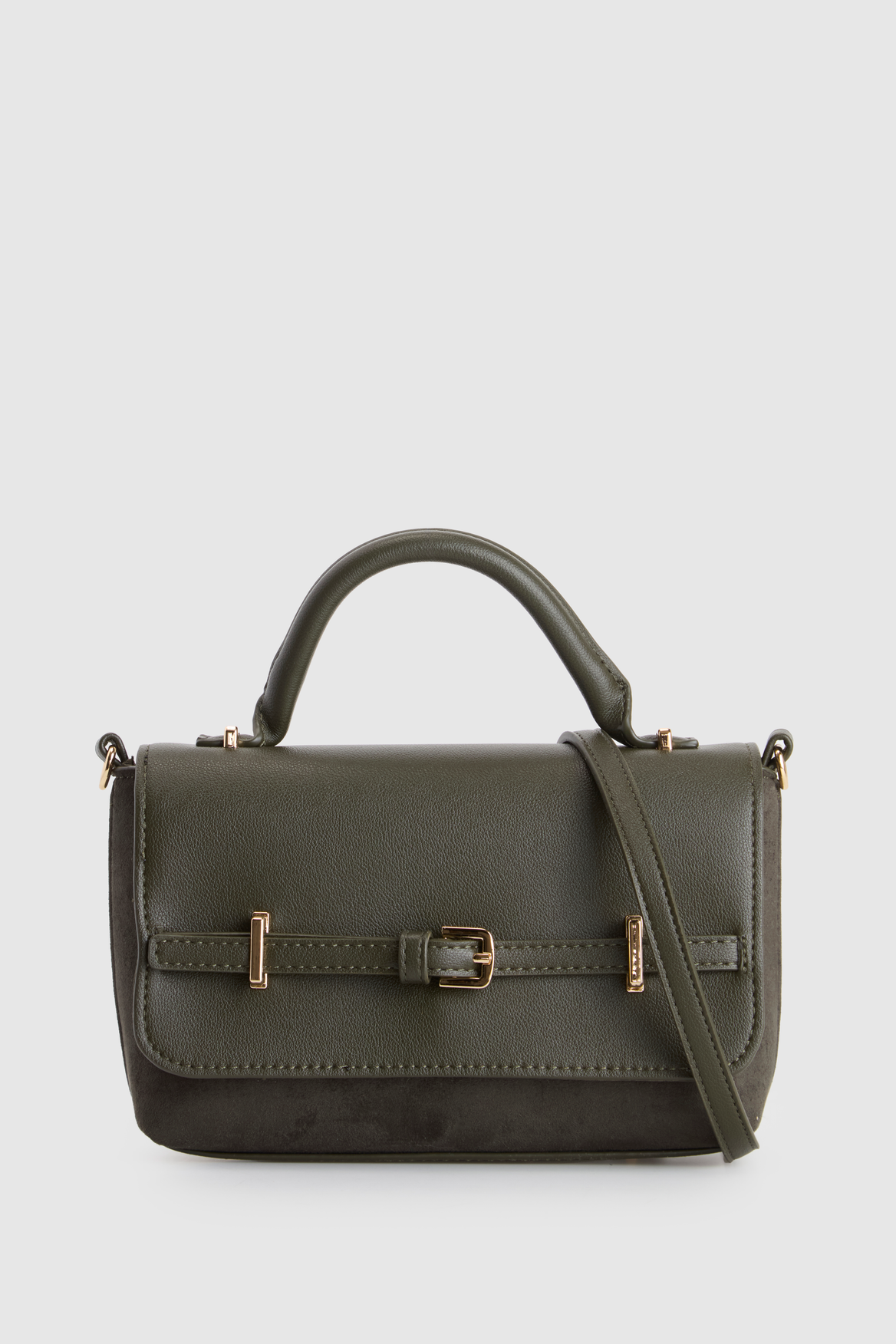 3226978_1.png Lana Suede Top Handle Bag - Image 1