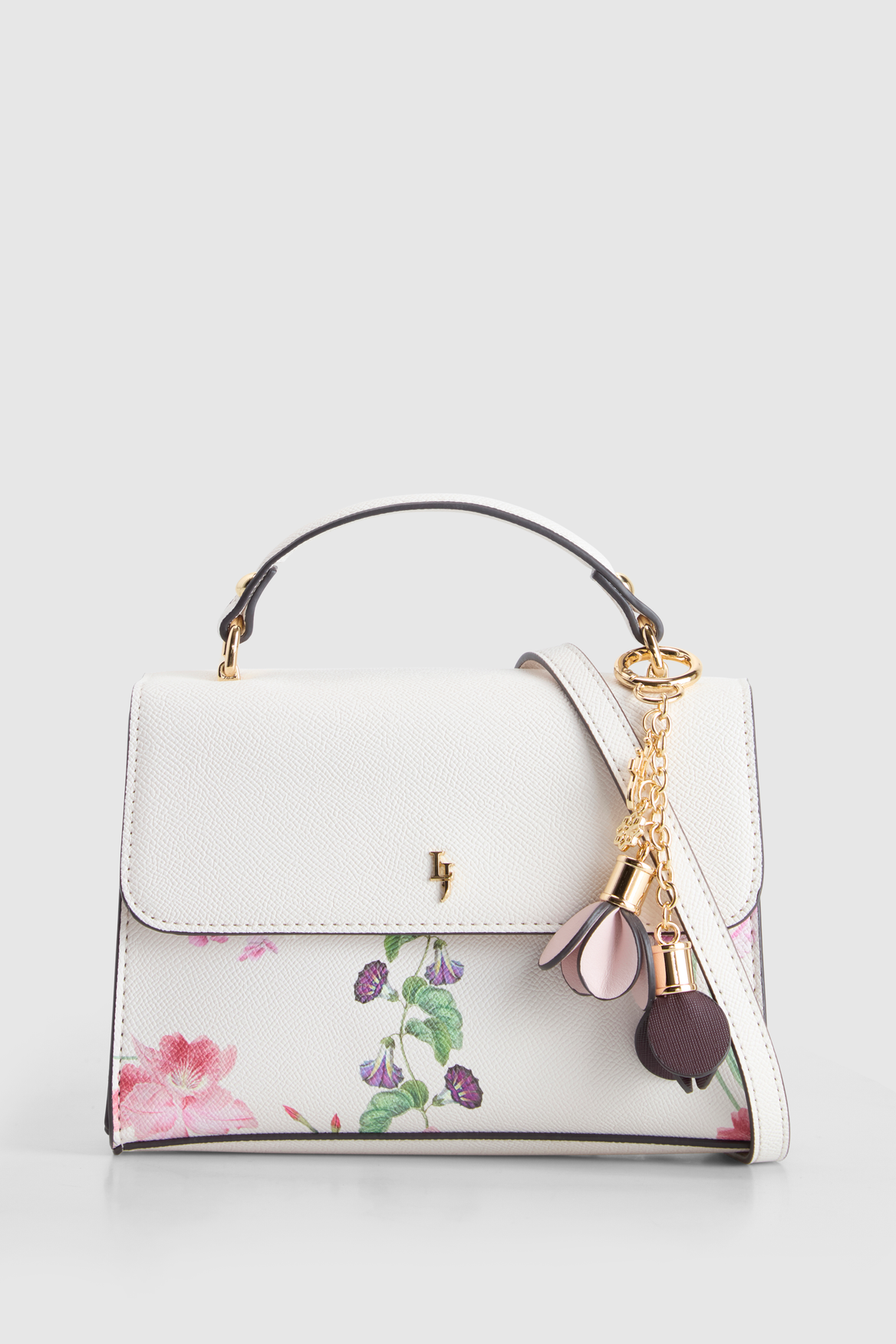 3227053_1.png Iris Floral Top Handle Bag - Image 1