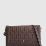 Jacquard Flap Crossbody Bag