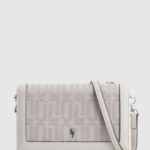 Jacquard Flap Crossbody Bag