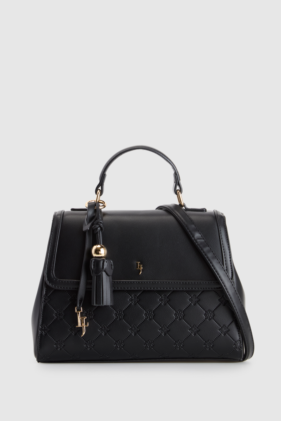 3227135_1.png Logo Emboss Top Handle Bag - Image 1