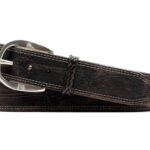 Durango Italian Saddle Leather Belt - Walnut