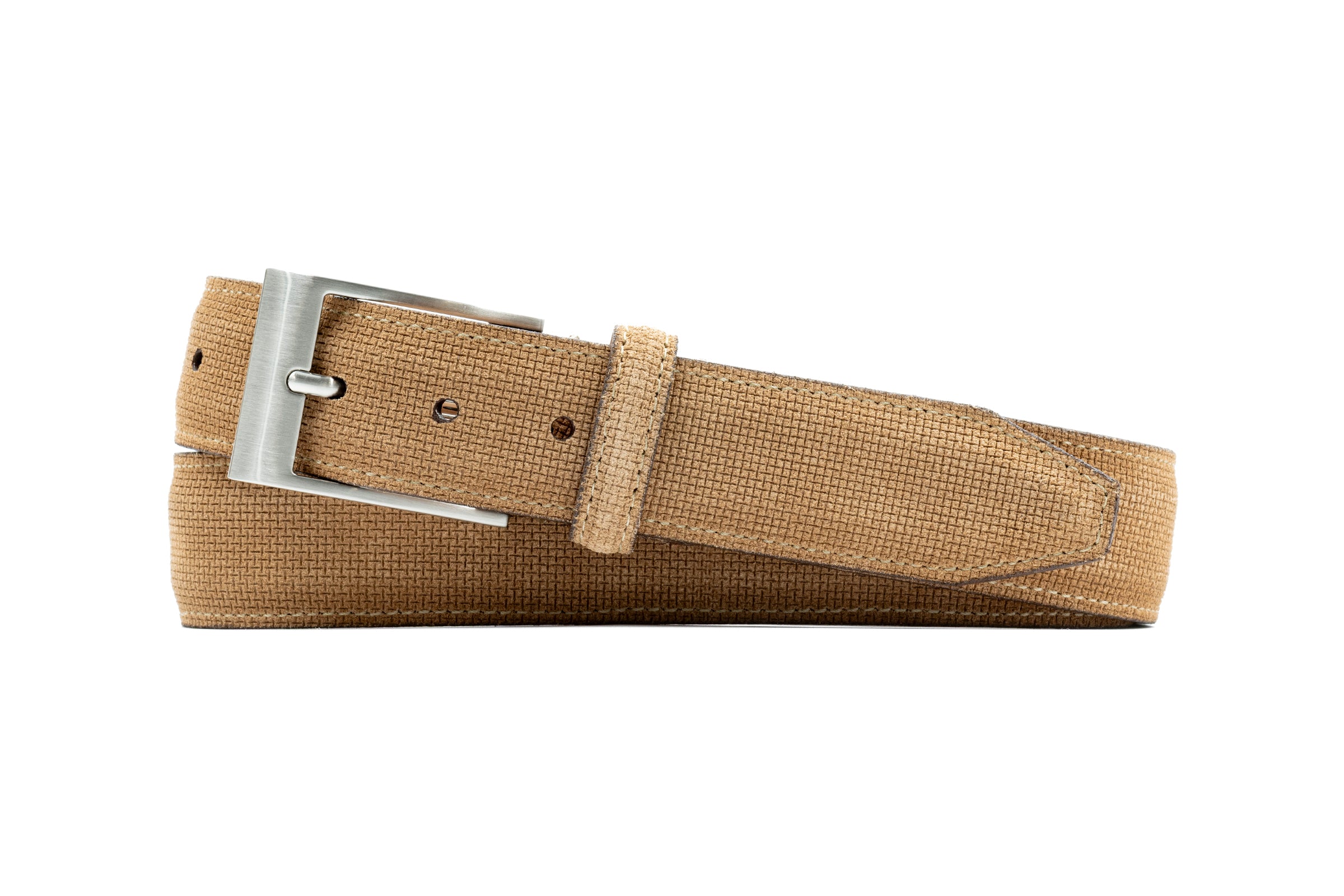 41785-1_2026_Shopify.jpg Royal Suede Belt - Cappuccino - Image 1