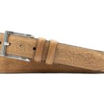 Bill Water Buffalo Leather Belt - Saddle