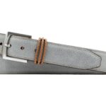 Bermuda Braid Nubuck Belt - Stone