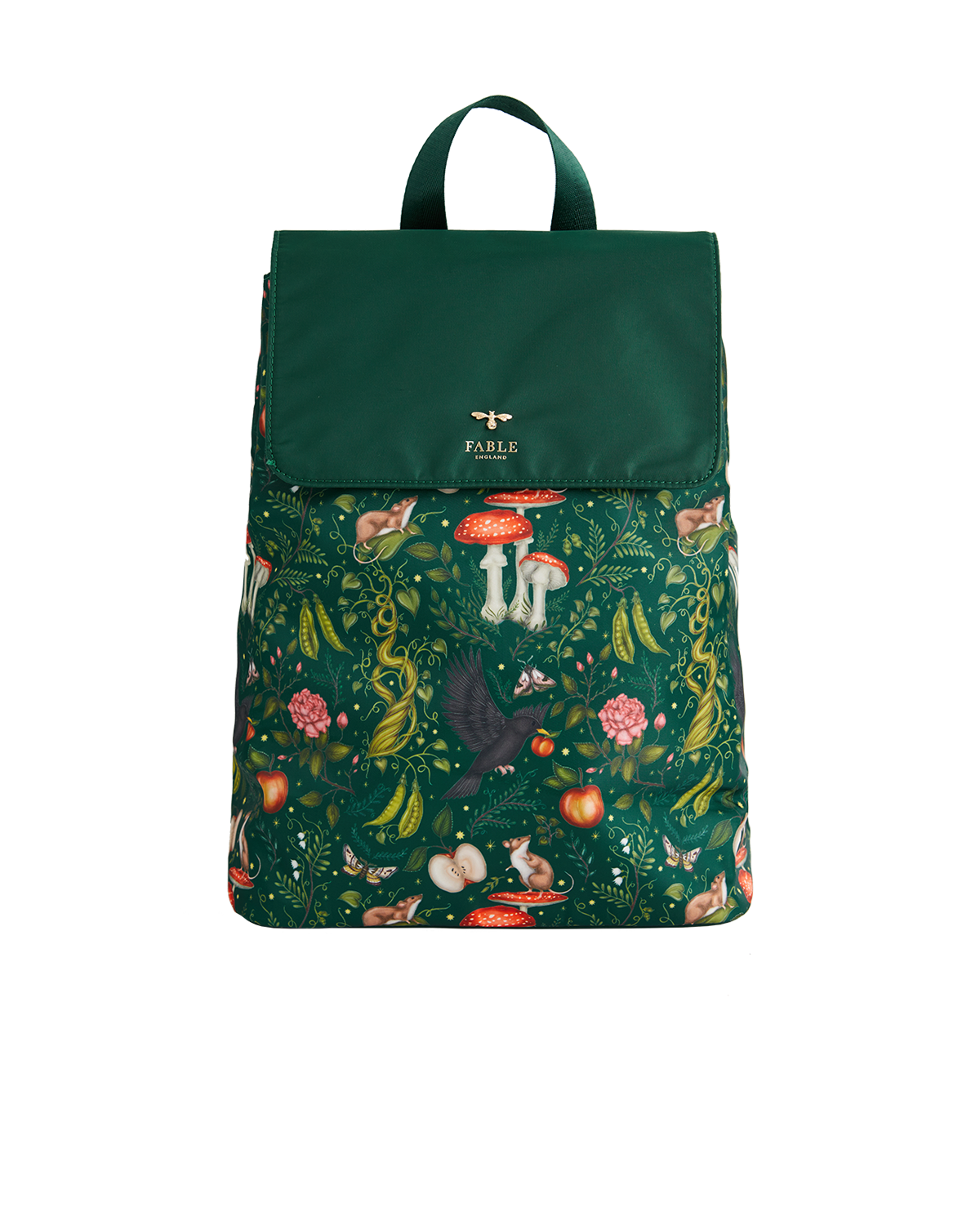 47069_1_5bec0f4d-a923-4c1c-9642-a2a64bbe67a2.png Green Catherine Rowe Into the Woods Backpack - Image 1