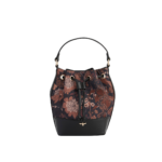 Deco Bloom Black Bucket Bag