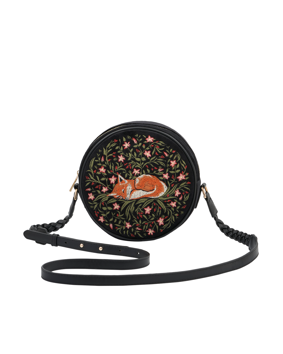 47306_a_fable_england.png Sleepy Fox Circle Bag - Image 1