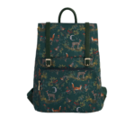 Green Into The Woods Buckle Backpack Medium