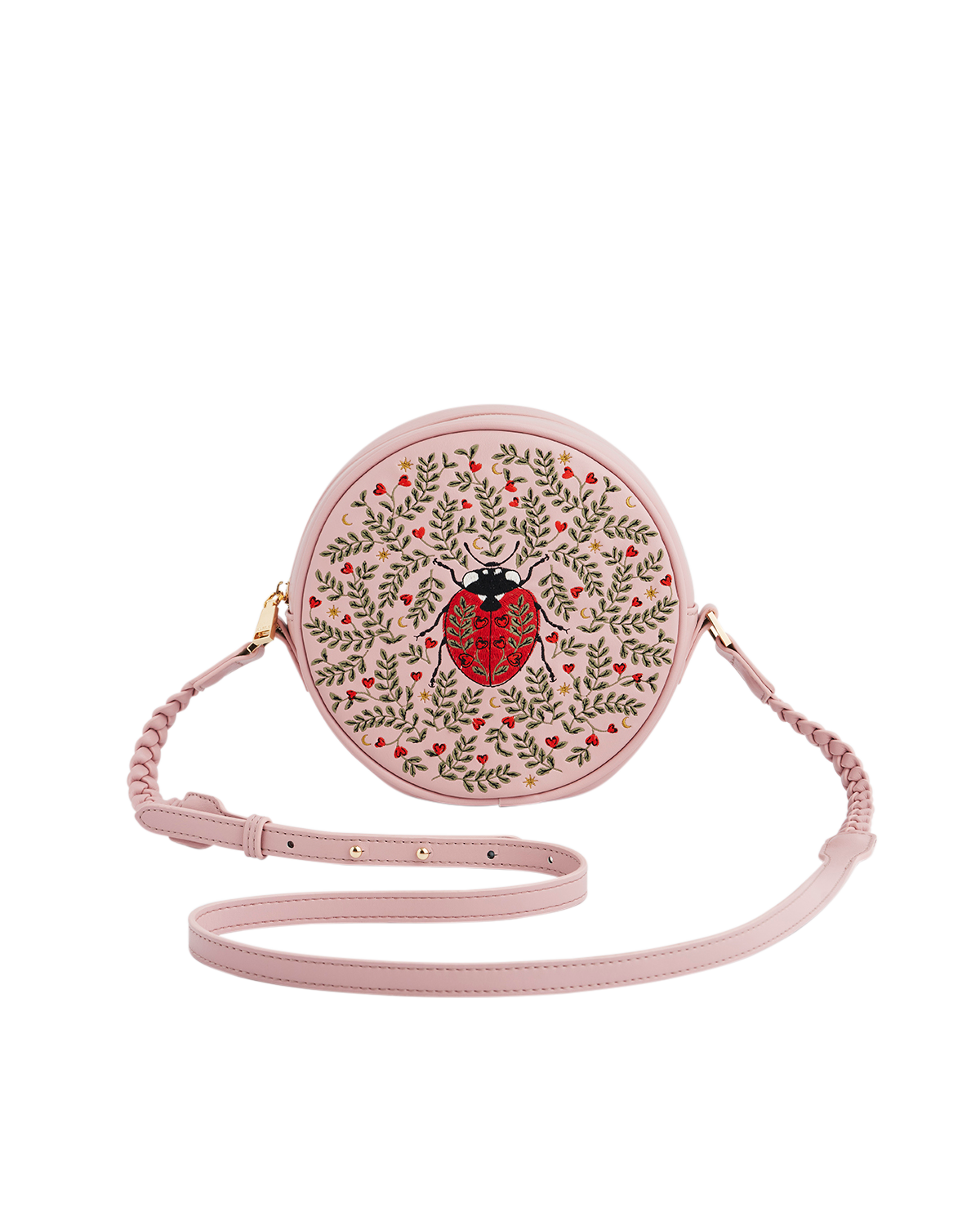 47407_g-Chloe-Ladyird-Circle-Bag_2.png Pink Chloe Ladybird Circle Bag - Image 1