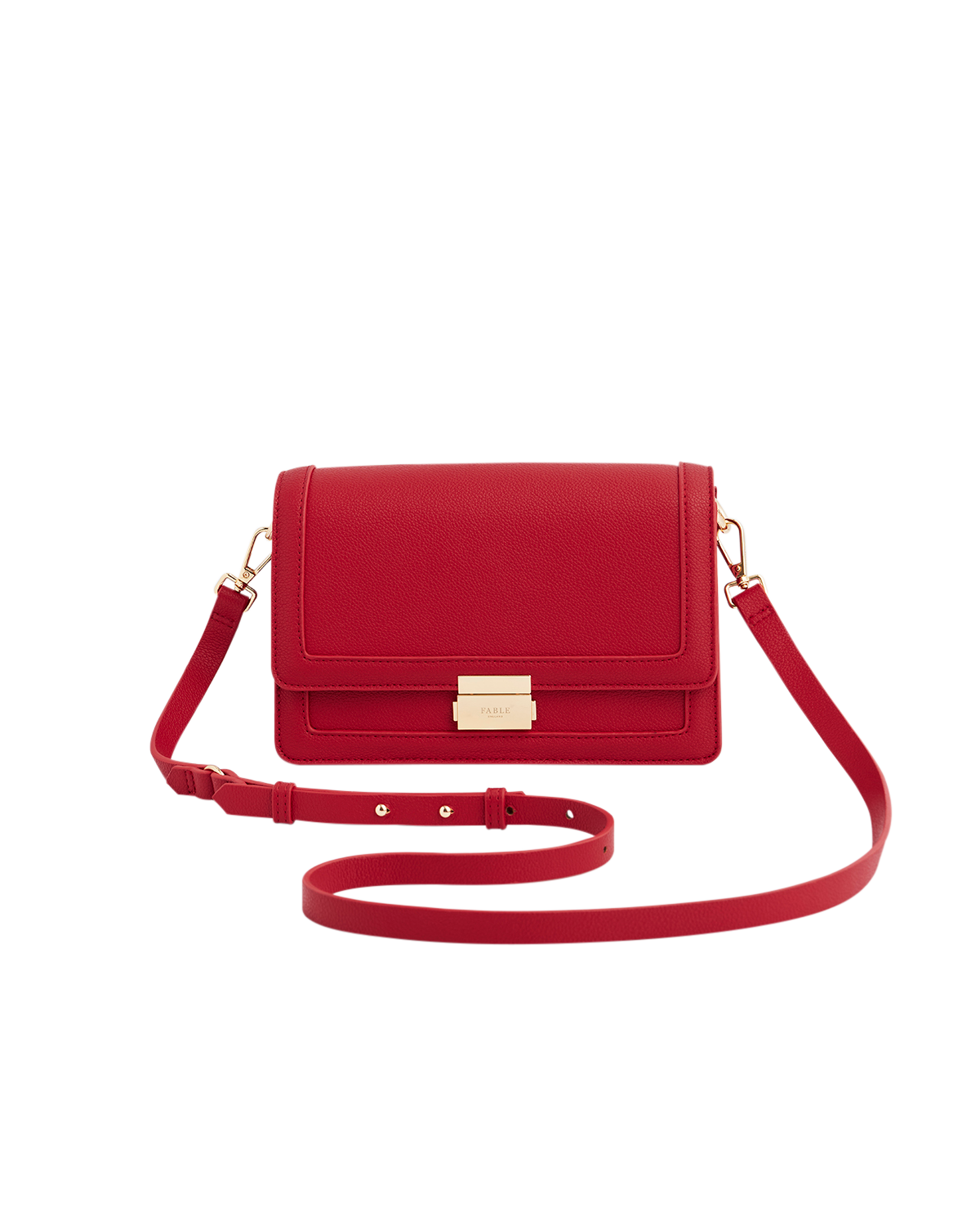 47408_a-Red-Foldover-Bag_1.png Kate Red Foldover Bag - Image 1