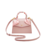 Pink Structured Tote Bag Small