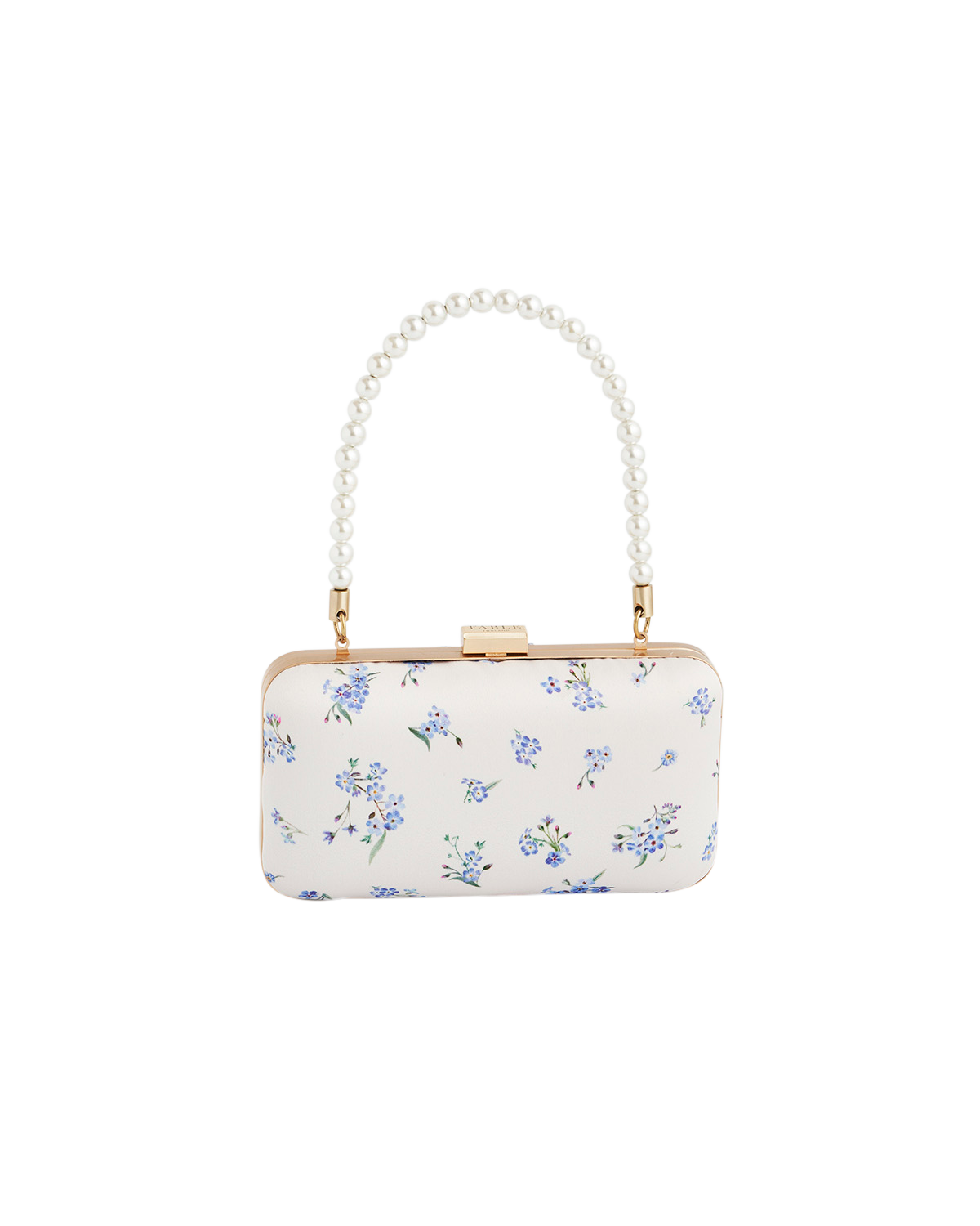 47412_f-Cream-Forget-Me-Not-Pearl-Handle-Clutch_2.png Cream Forget Me Not Pearl Handle Clutch - Image 1