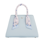 Blue Structured Tote Bag Medium