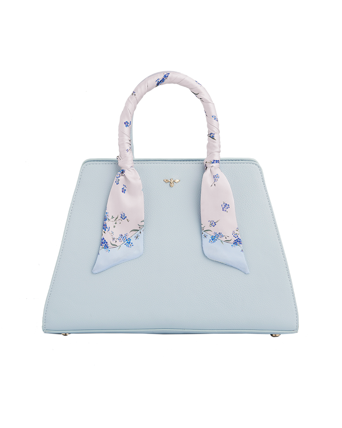 47413-blue-tote-bag-b-pnk.png Blue Structured Tote Bag Medium - Image 1