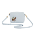 Charlotte Strawberry & Fawn Blue Embroidered Camera Bag