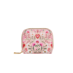 Penelope Pink Floral Heart Small Purse
