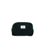 Green Velvet Cosmetic Pouch