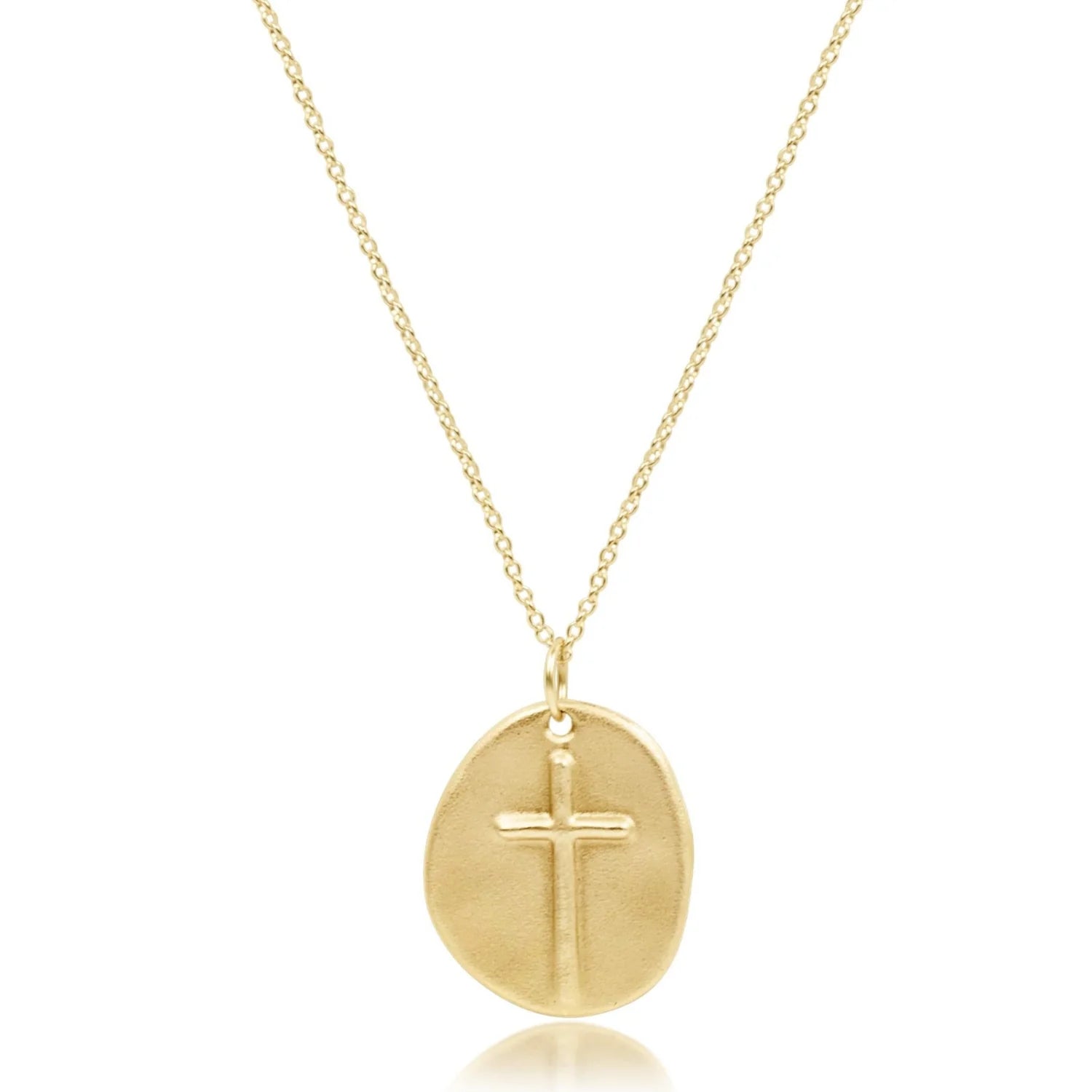 C5EC7183-E192-48BF-965C-C726B6A13FDF.jpg Enewton Inspire Gold Disc 16" Necklace - Image 1