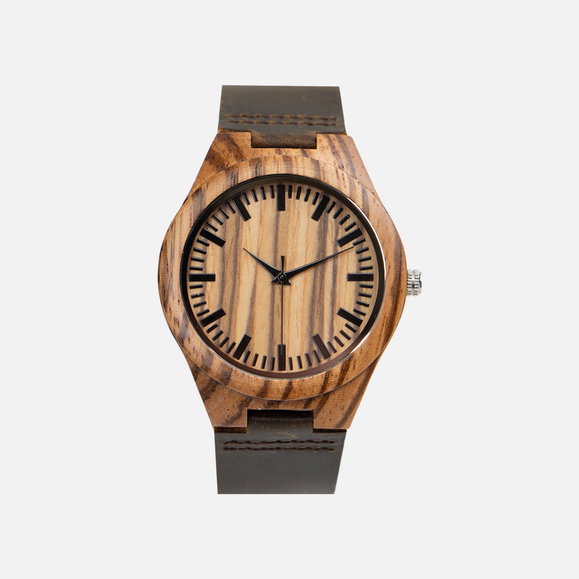 DSC01496w2.jpg Men's Leather Watch - The Forest - Image 1