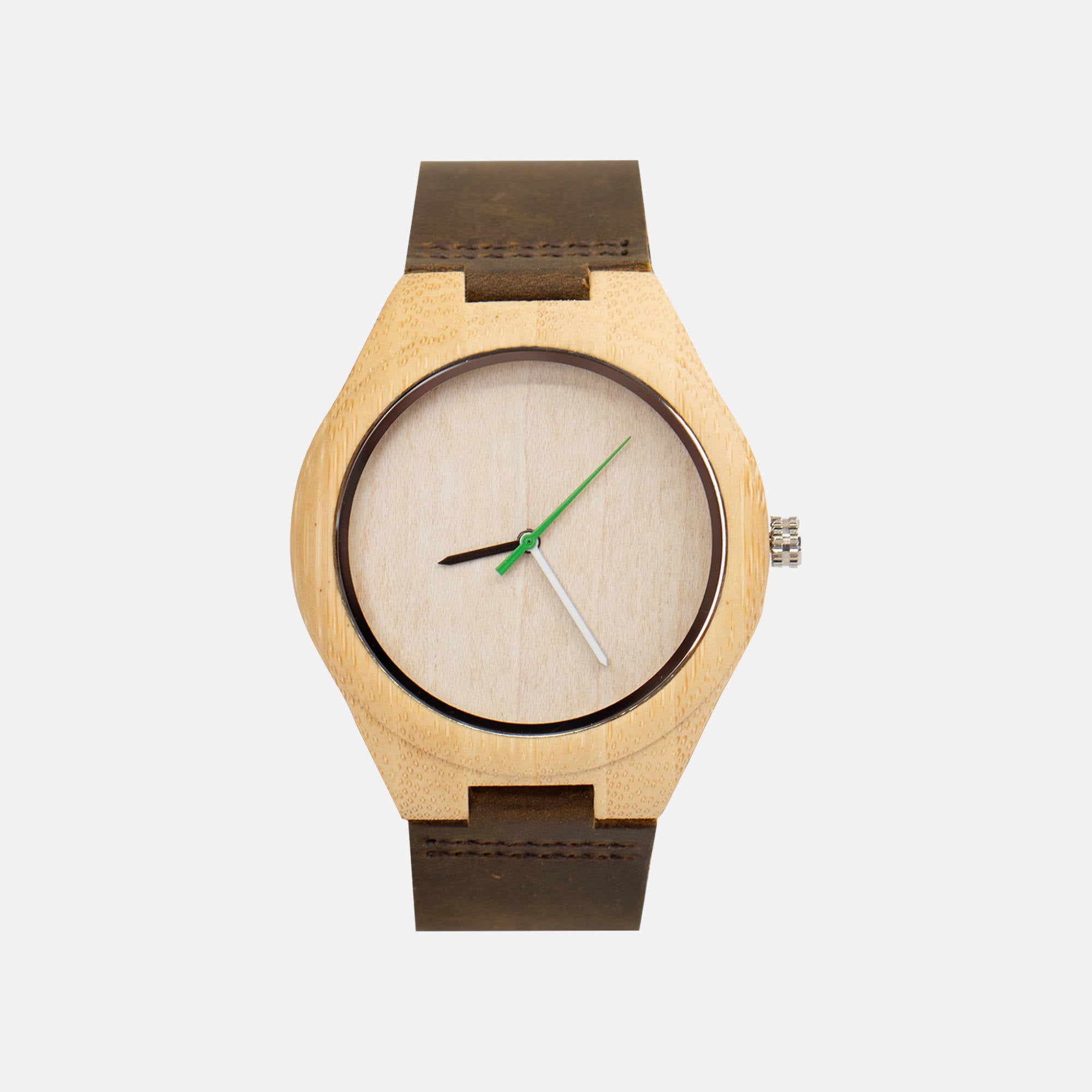DSC01539w2.jpg Men's Leather Watch - The Utah - Image 1