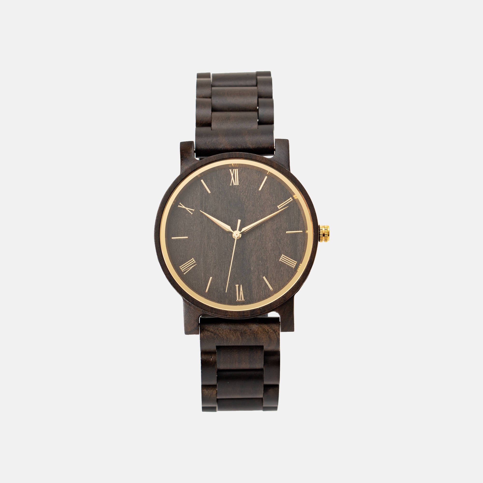 DSC02645w2.jpg Men's Wood Watch - The Gold Rush - Image 1