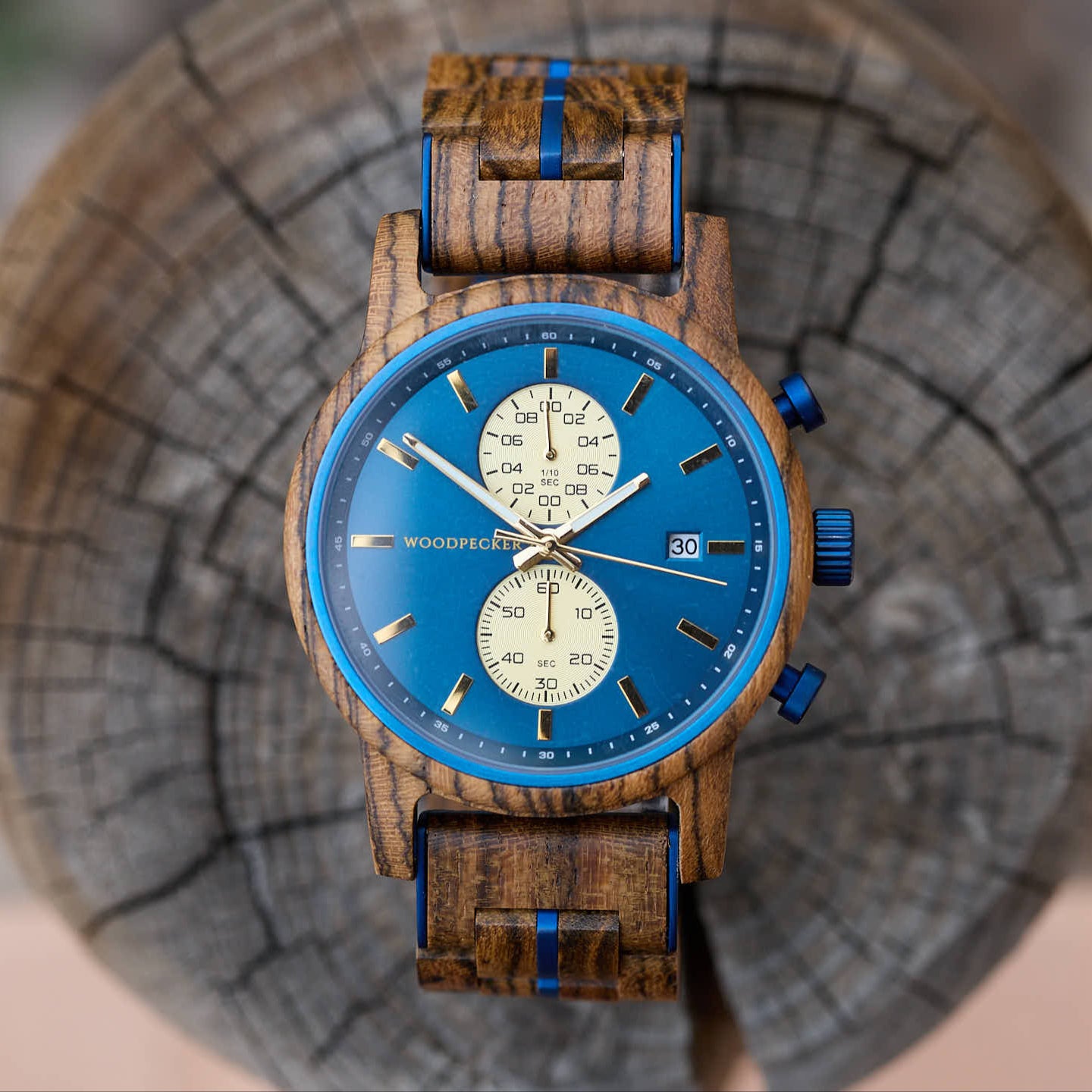Engravedwatch_woodenwatchformen_menswatch_personalizedgift_anniversarygiftforhim4_64ab07f0-676b-4f67-8a05-cc5e7104fcb5.jpg Nimbus - Zebrano - Image 1