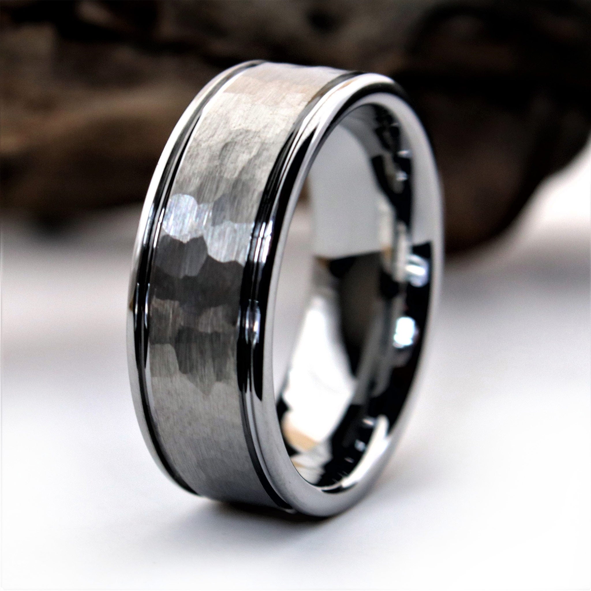 Hammered-Titanium-Wedding-Band.jpg The Atlas - Image 1