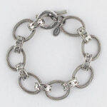 Victorian Scroll Silver Bracelet