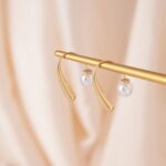 Pearl Hanging Drop Earrings