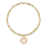 Enewton Extends Classic Gold Love Gold Disc 3mm Bracelet