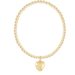 Enewton Extends Classic Gold Bead Bracelet - Love Plush Gold Charm