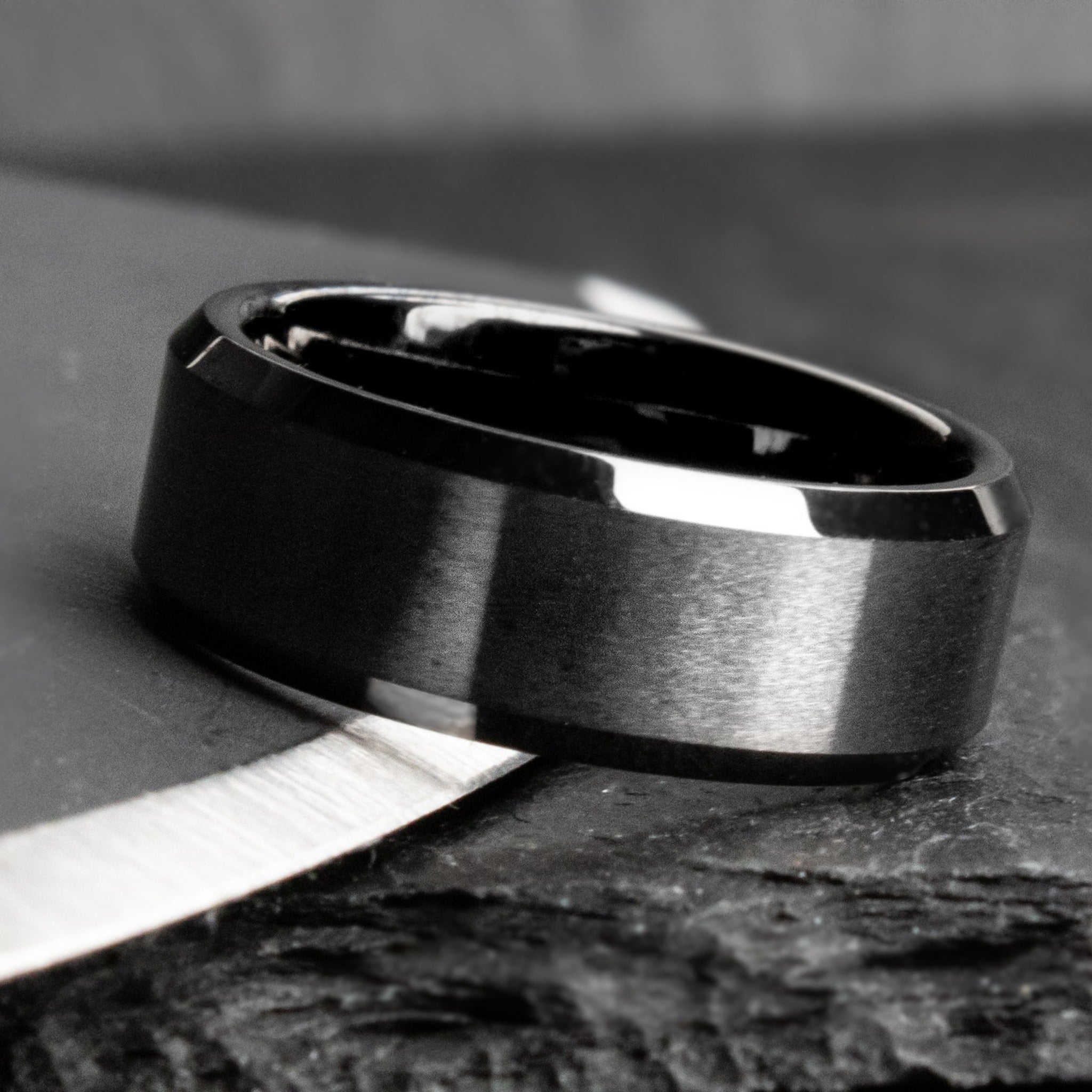The-Odin-Mens-Black-Wedding-Ring-From-Thorum-1.jpg The Odin - Image 1