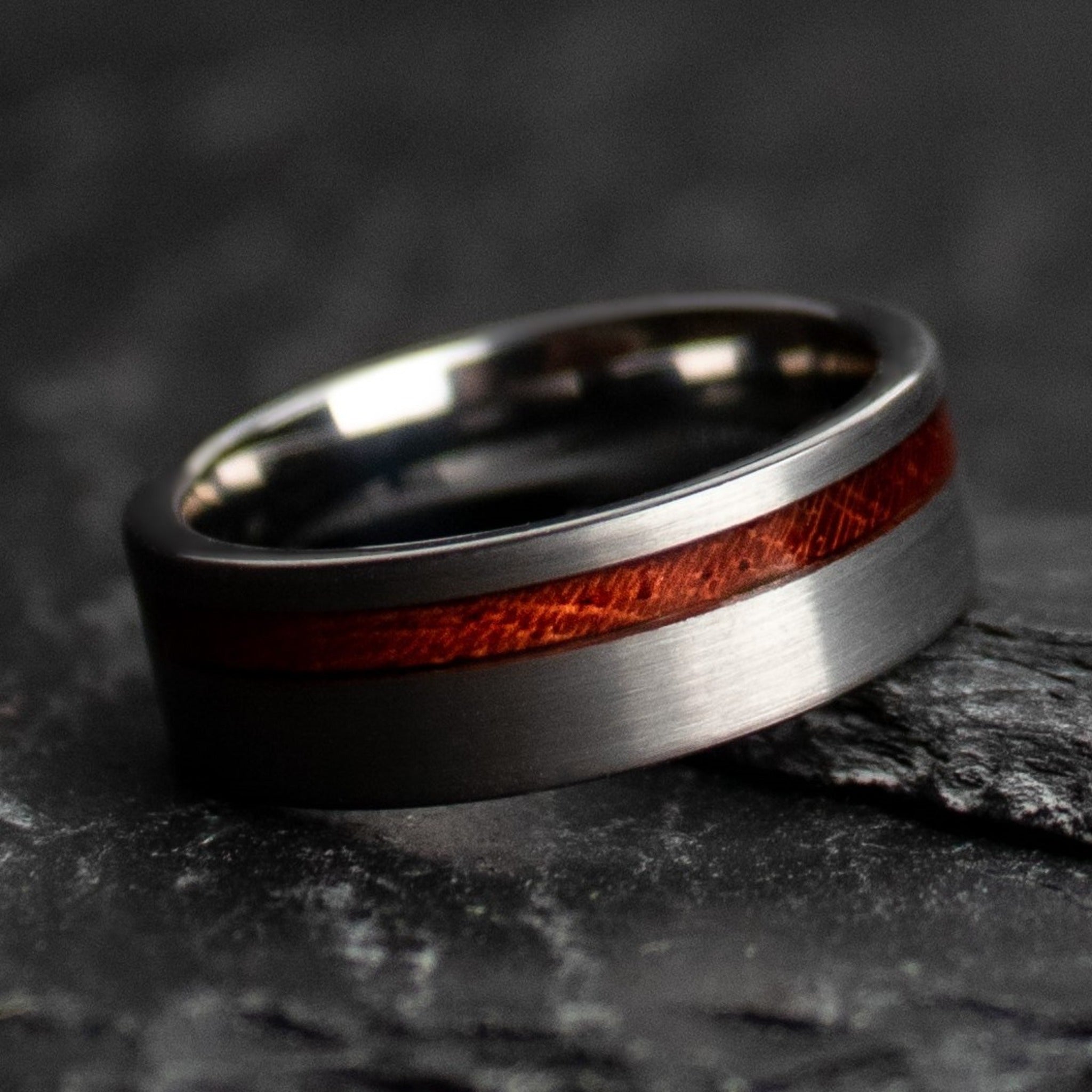 The-Sequoia-Red-Wood-and-Metal-Ring-1.jpg The Sequoia - Image 1