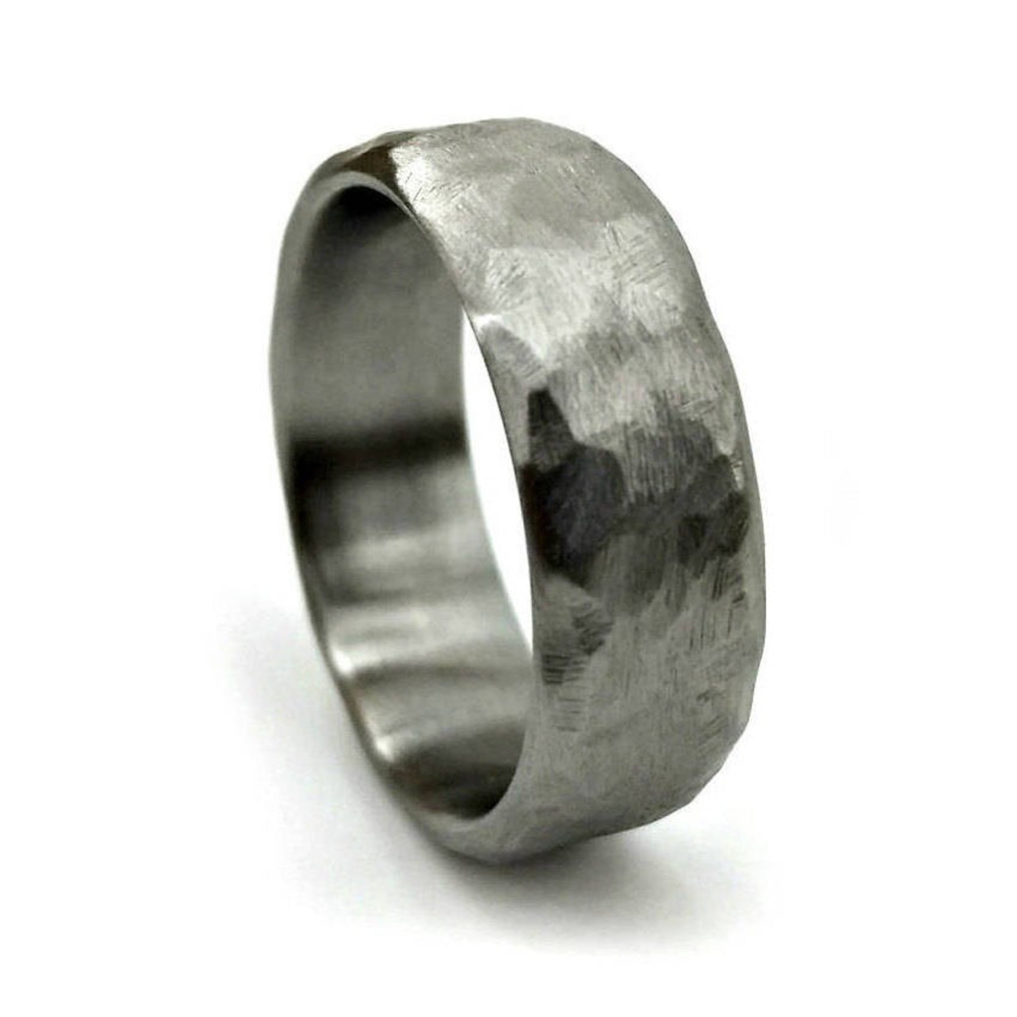 The-Smth-Mens-Hammered-Metal-Wedding-Ring-From-Thorum-1.jpg The Smith - Image 1