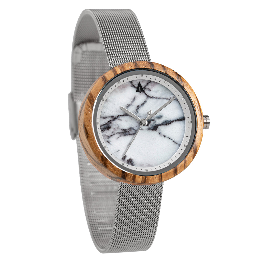 TheorySilverZebrawoodMarble.jpg Theory Silver Zebrawood Marble - Image 1