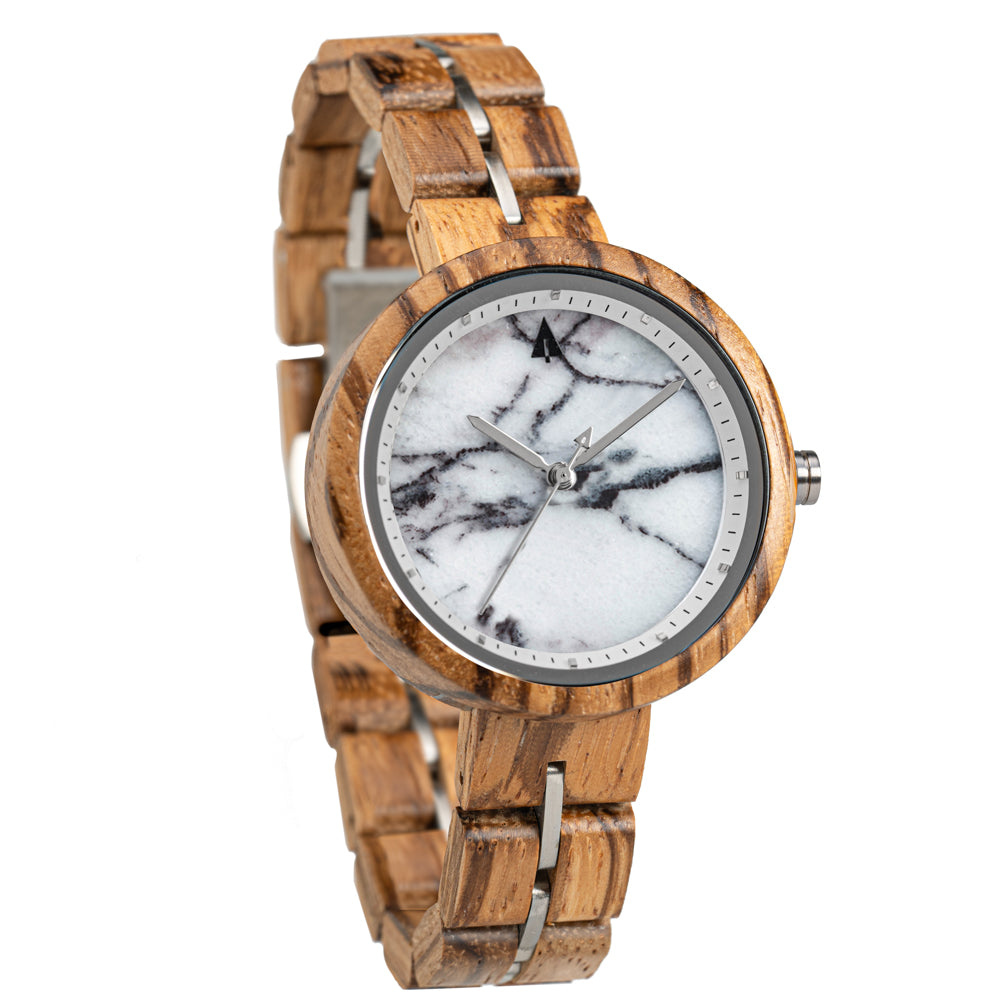 TheoryZebrawoodWhiteMarble_6d55ebd8-383f-4f67-b24e-e37a0dd1b719.jpg Theory Zebrawood White Marble - Image 1