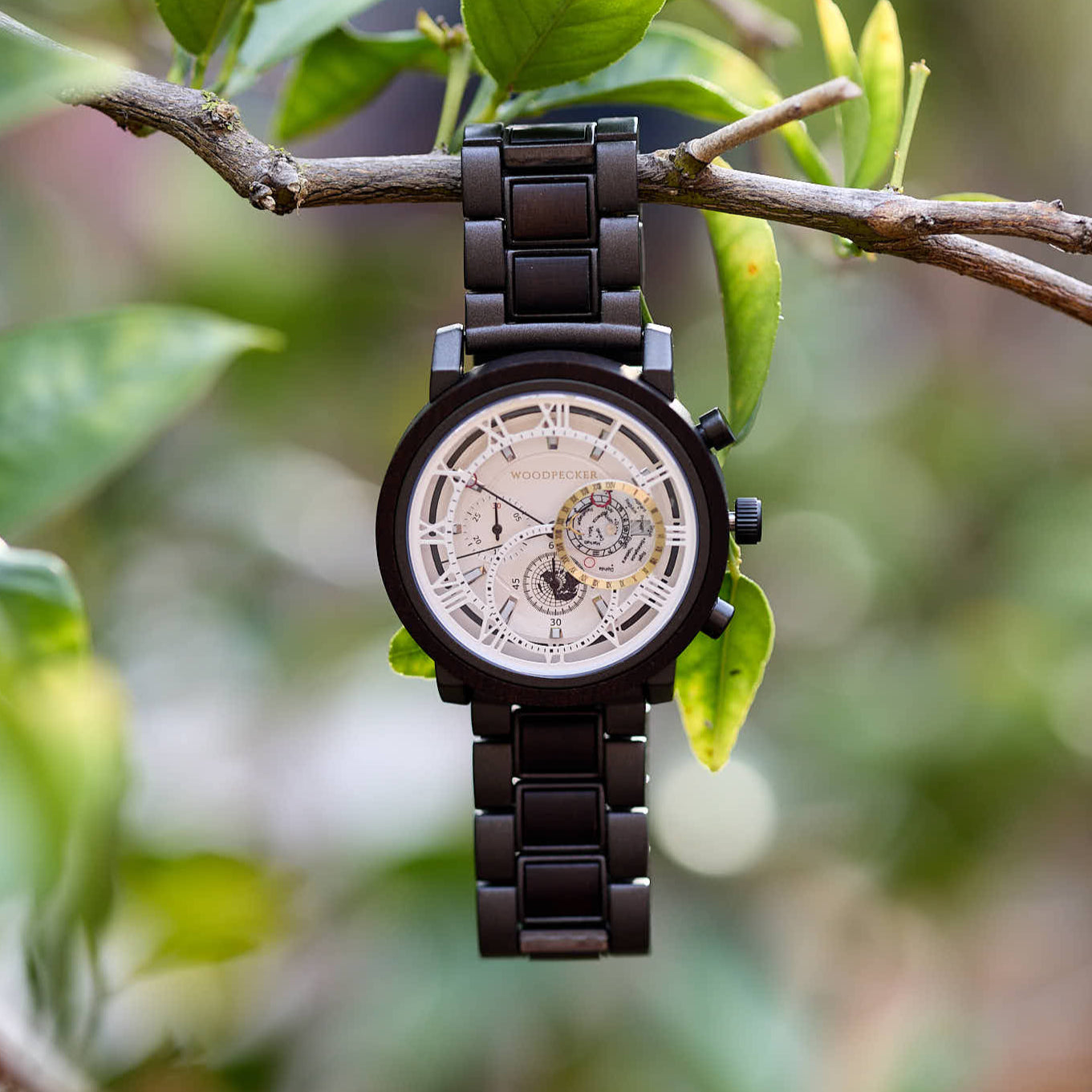 WoodenWatchCelestial5.jpg Sirius - Ebony - Image 1
