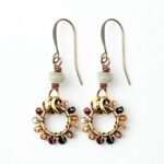 Tundra Sapphire Circle Earrings