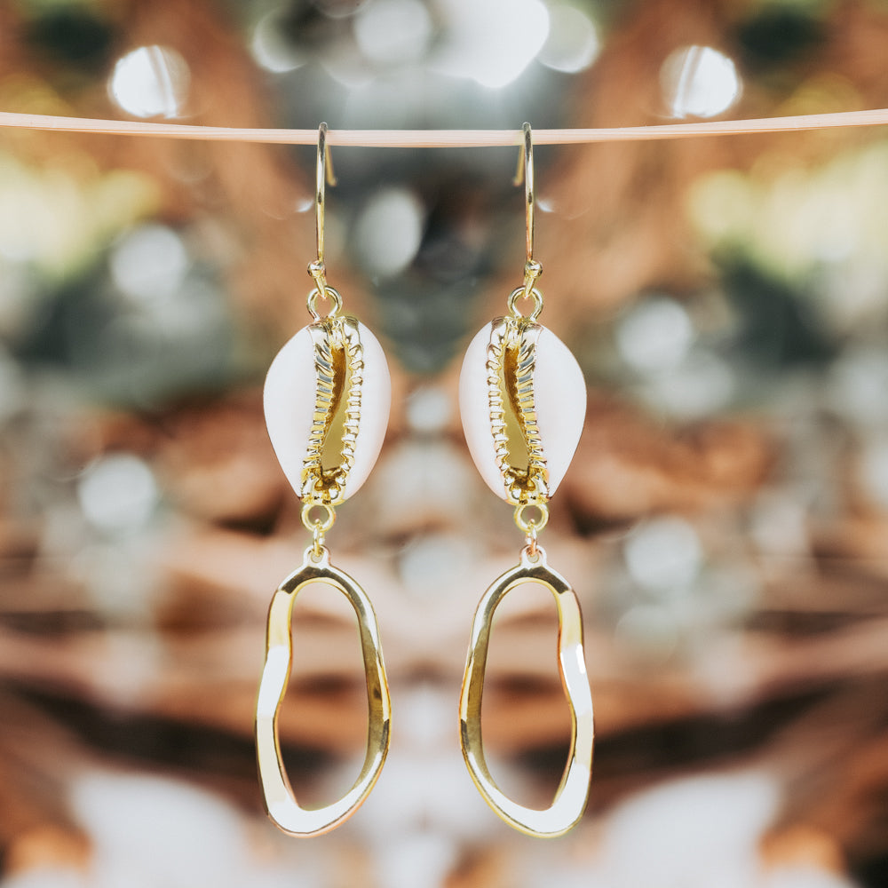 earringinnature202205240158-Edit.jpg Shell Hoops - Image 1