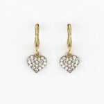 Valentina Petite Crystal Heart Earring