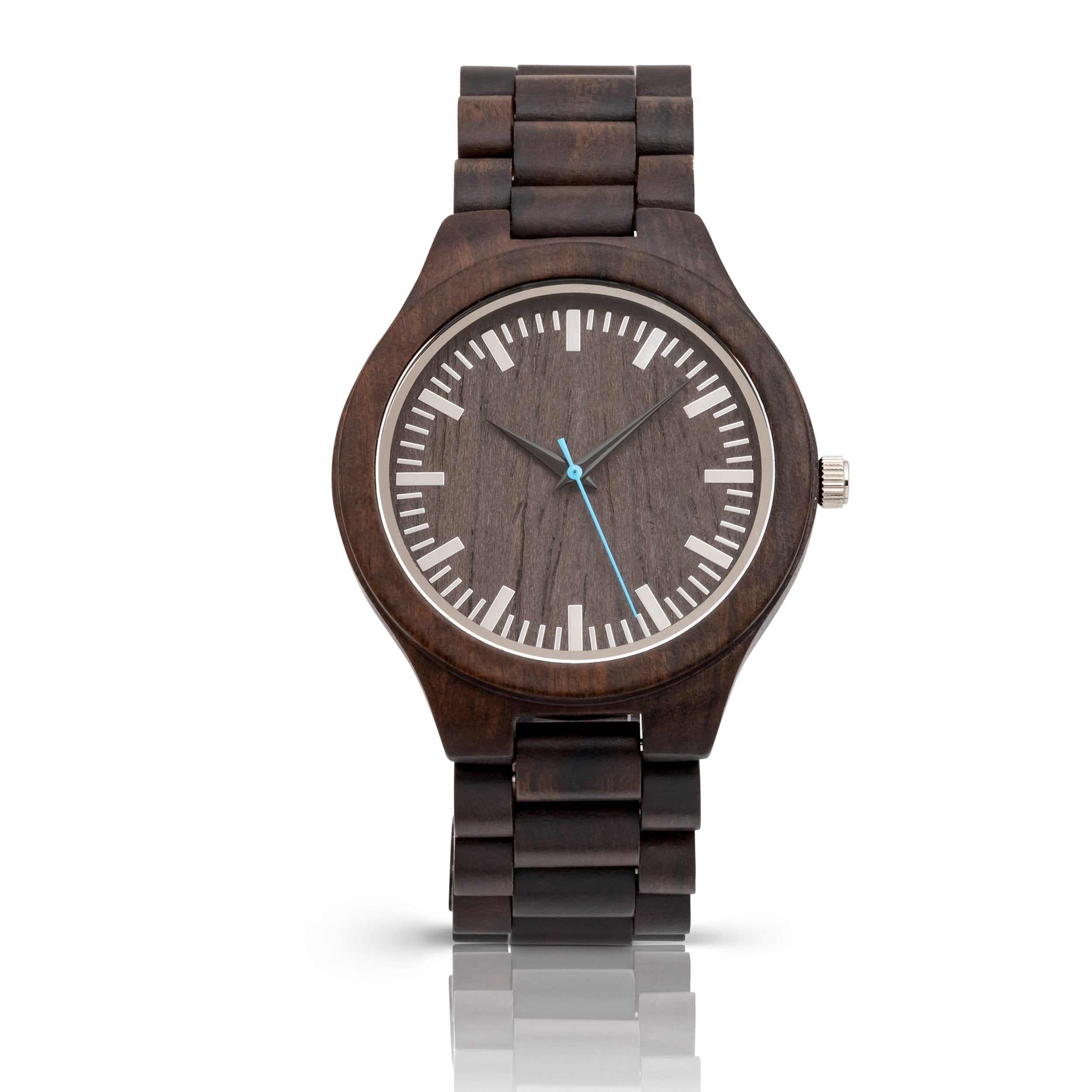 the-ridge-silver-wood-watch-wooden-band-watches-grain-and-oak-998045.jpg The Ridge Silver | Wood Watch - Image 1