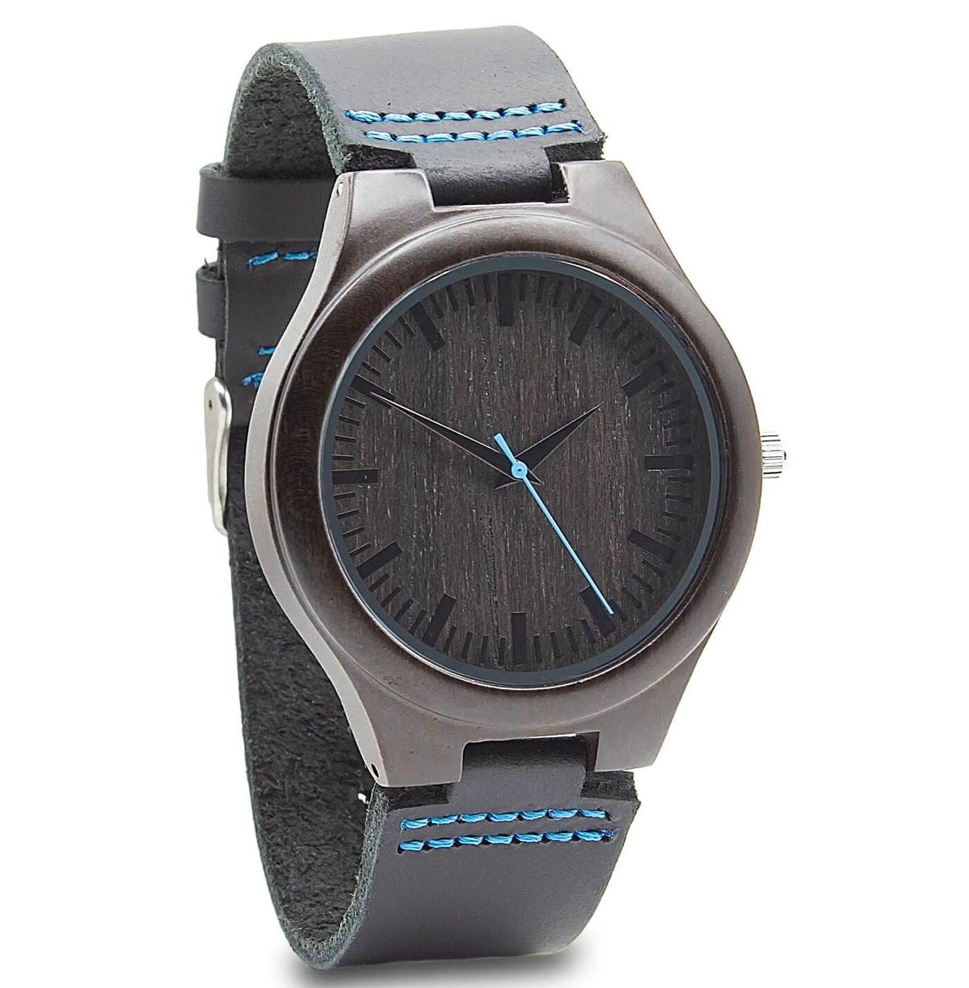 wooden-watch-blue-energico-910121.jpg Energico | Blue Leather - Image 1