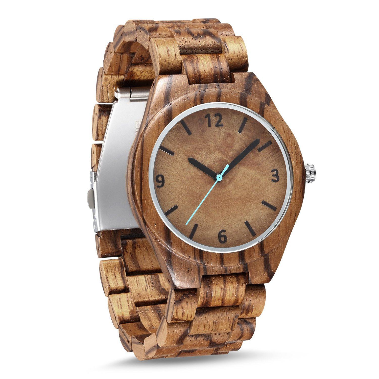 wooden-watch-zebra-fiel-821427.jpg Fiel | Brown - Image 1